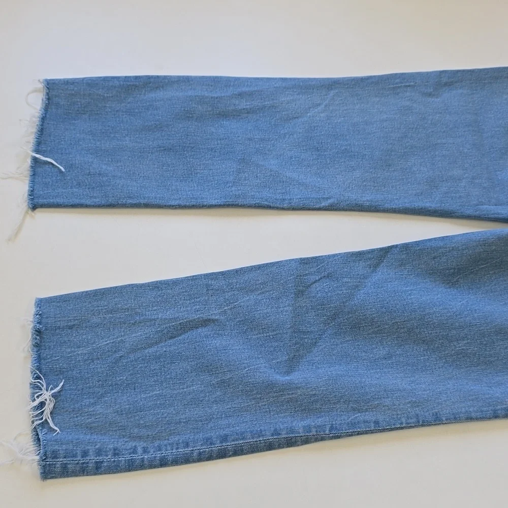 GRLFRND Reed High Rise Slim Crop Jeans Holding